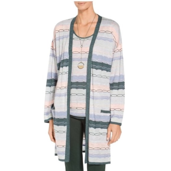 ST. JOHN Modern Heritage Chain Knit Cardigan - Picture 1 of 7